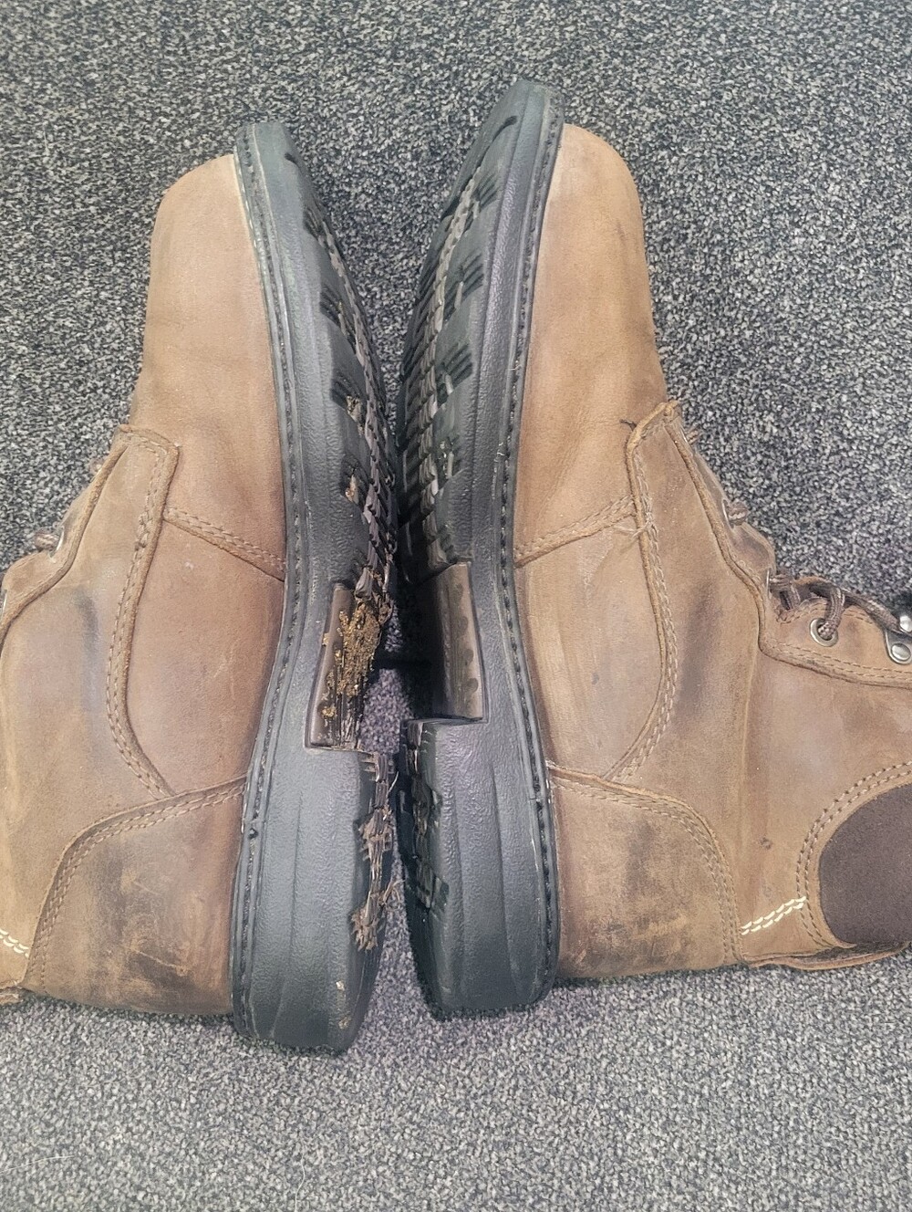 Ariat Casey 6" MetGuard Work Boots Women's Brown Leather Composite Toe - Size 8B - Picture 7 of 9